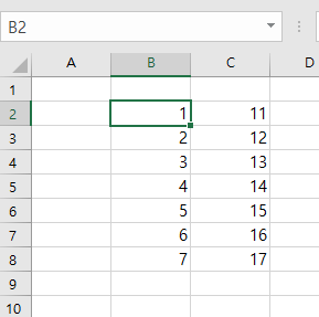 Ctrl + Shift + → ↓를 누른 결과