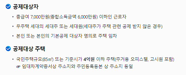 연말정산 월세 세액 공제 조건&#44; 방법&#44; 서류