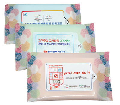  홍보PR상품 물티슈제작