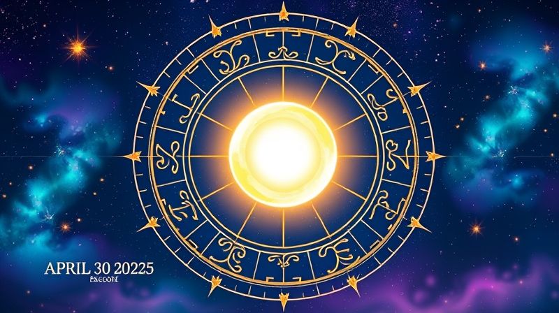 2025년 4월 30일 오늘 황도 12궁 별자리 운세 이미지