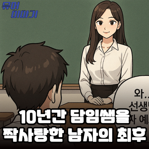 10년간 담임샘을 짝사랑한 남자의 최후 ㄷㄷ