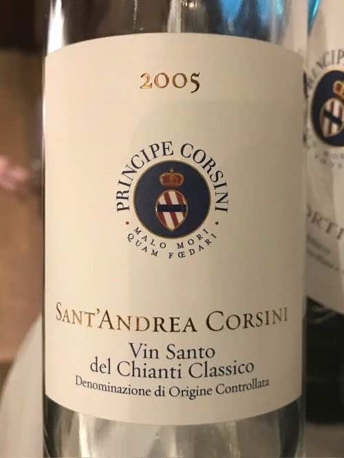Principe Corsini Sant&#39;Andrea Corsini Vin Santo del Chianti Classico DOC 2005