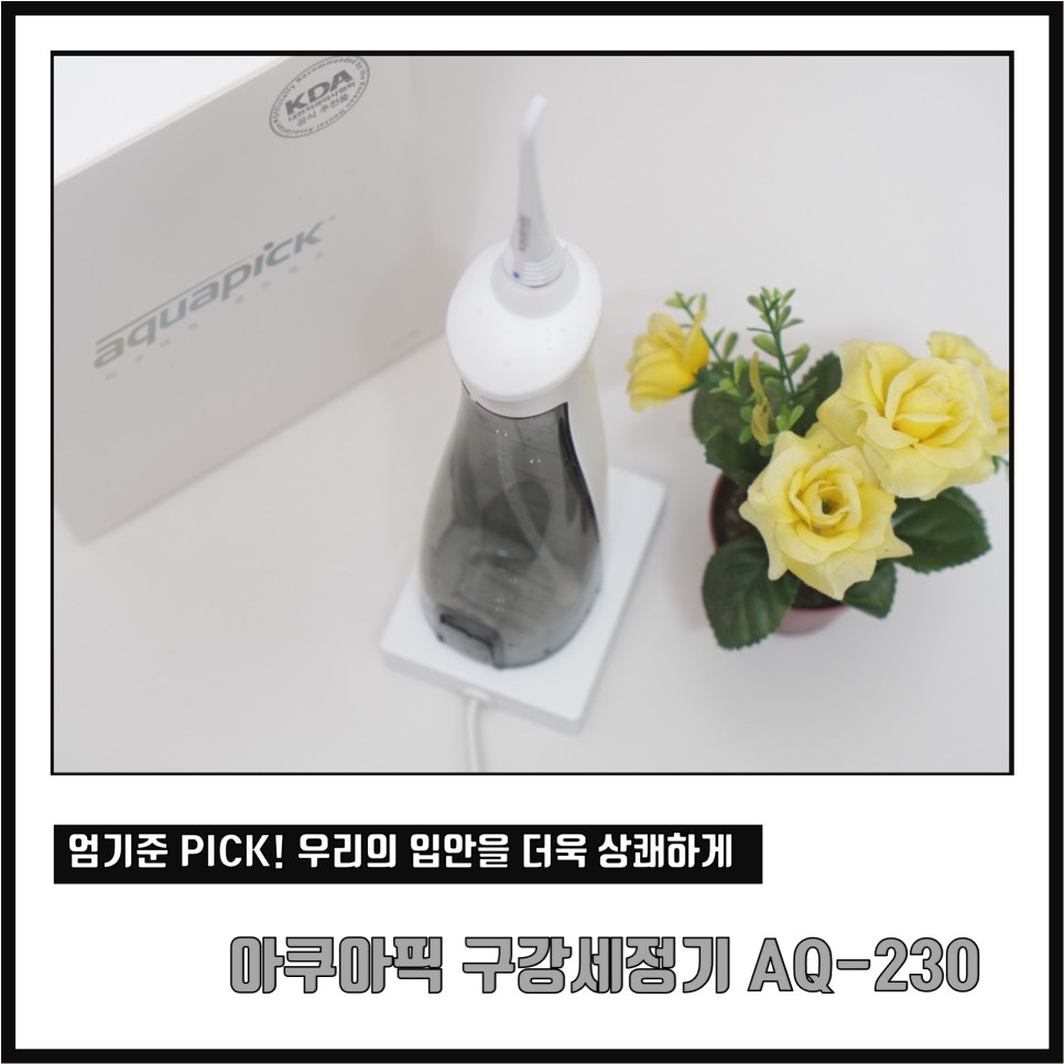 엄기준아쿠아픽 구강세정기 AQ230 2