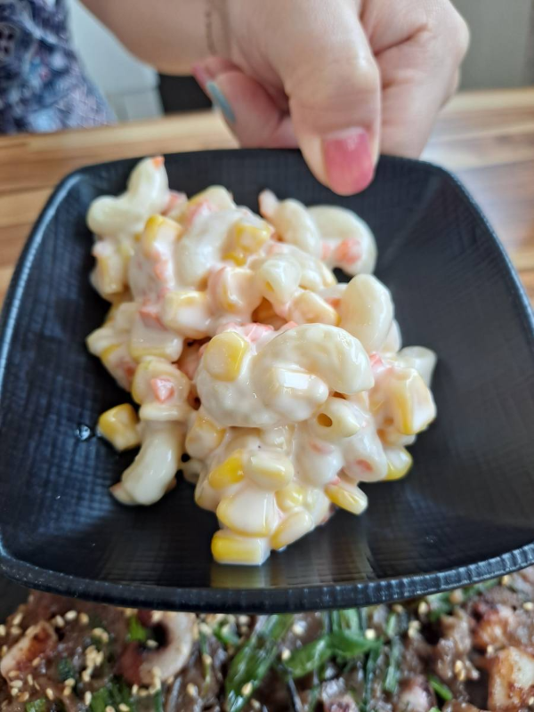 칼국수집 콘샐러드