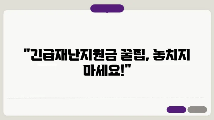 환급받는 방법! 긴급재난지원금 신청 꿀팁 공개