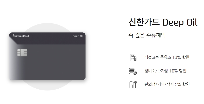 주유 및 차량정비 혜택 신용카드 추천 베스트5