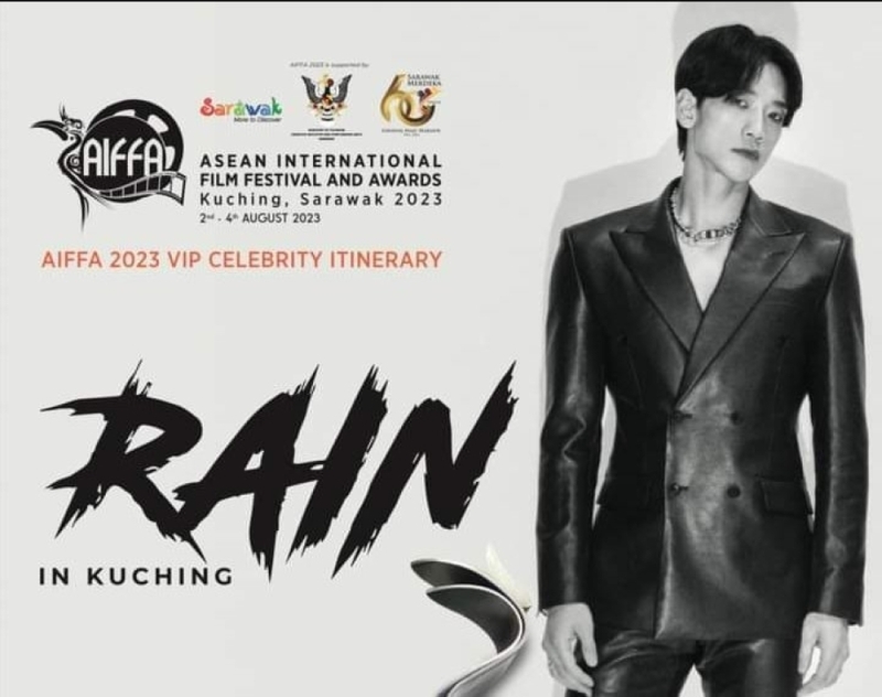  가수 비(Rain) AIFFA 2023 in Kuching 참석, 쿠칭 사는 이야기