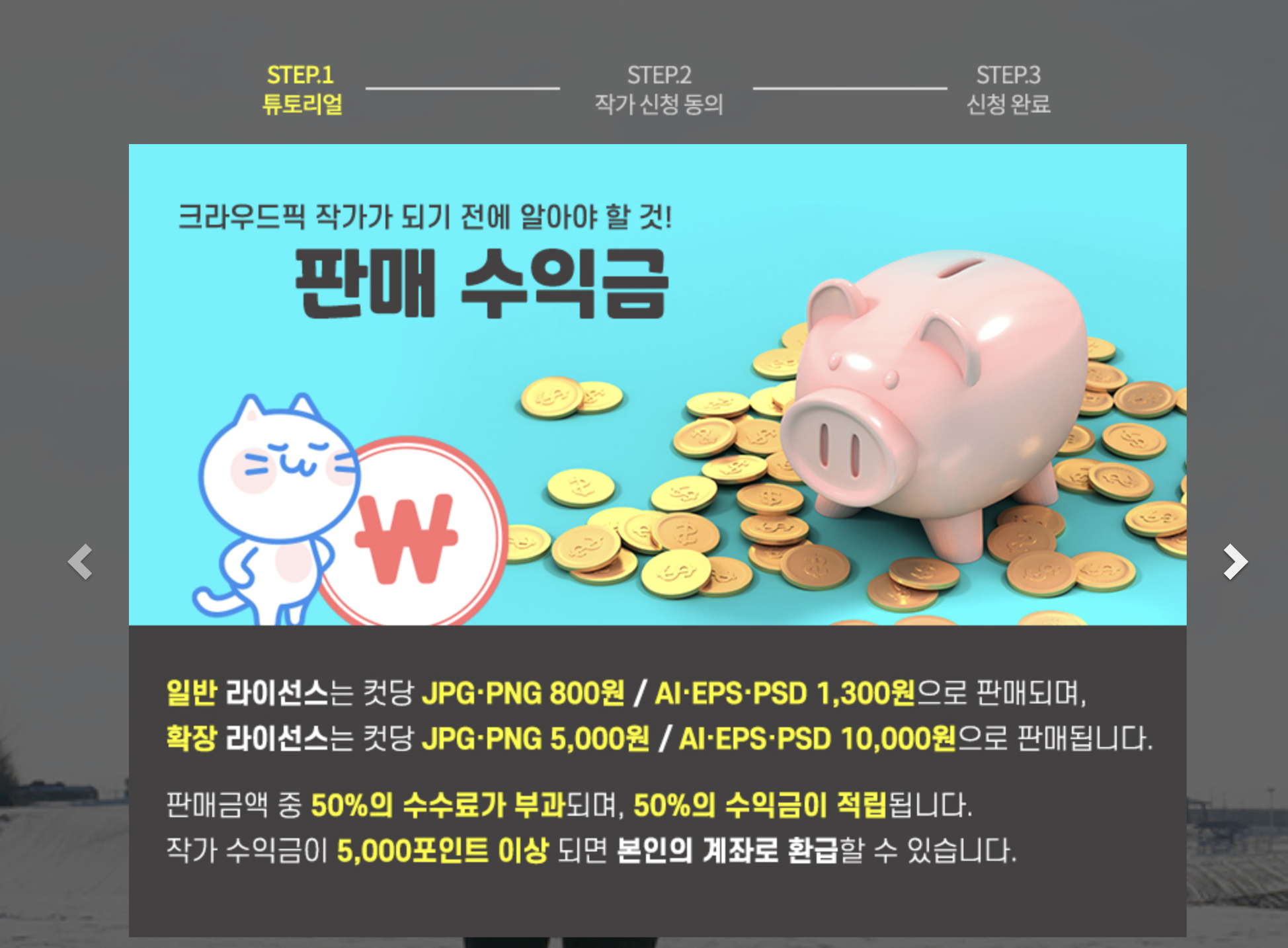  크라우드픽에서 첫 이미지 업로드 심사 넣기, 수익창출하기