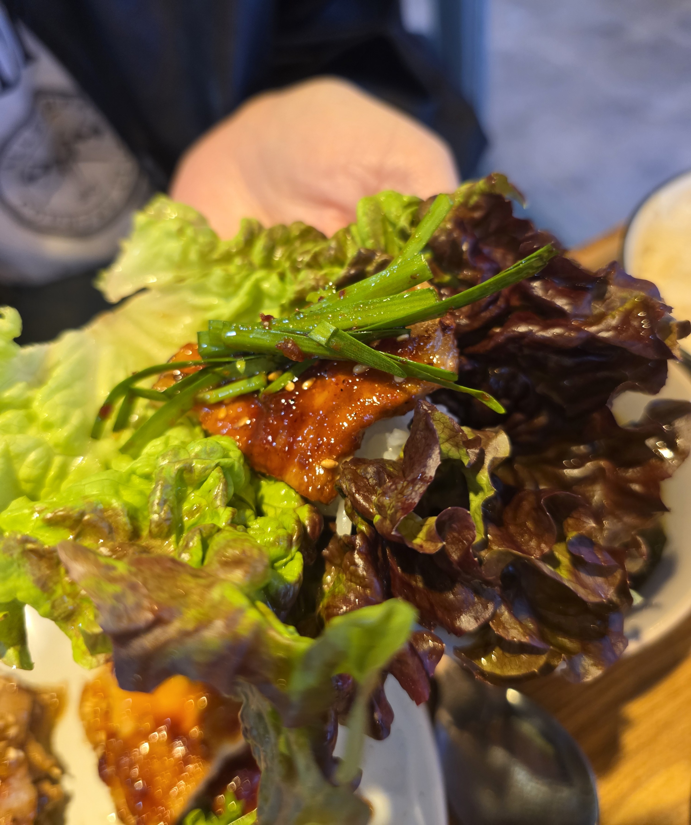 고추장구이 쌈싸먹기