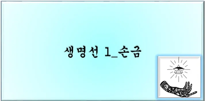  생명선 1_손금