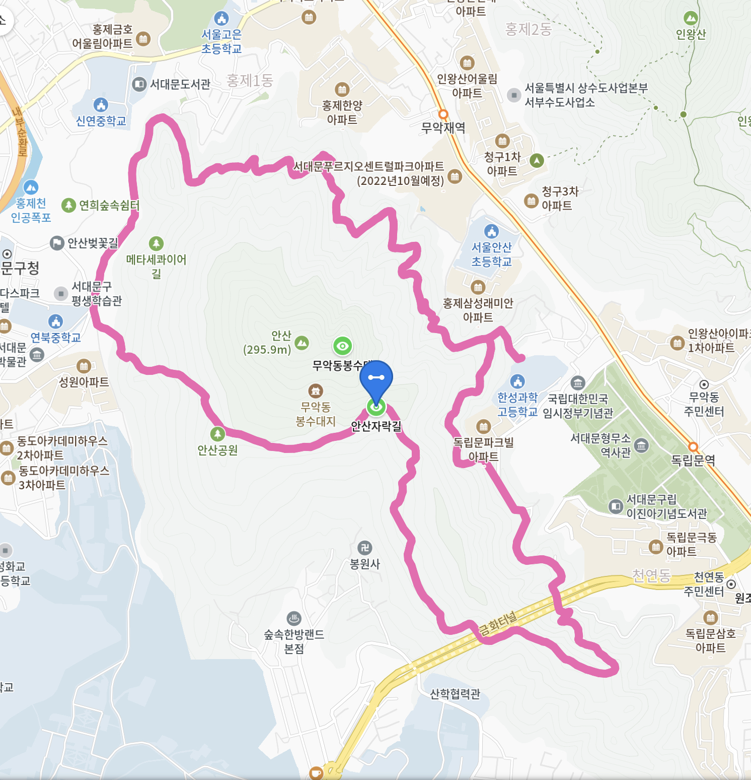 안산 자락길 코스