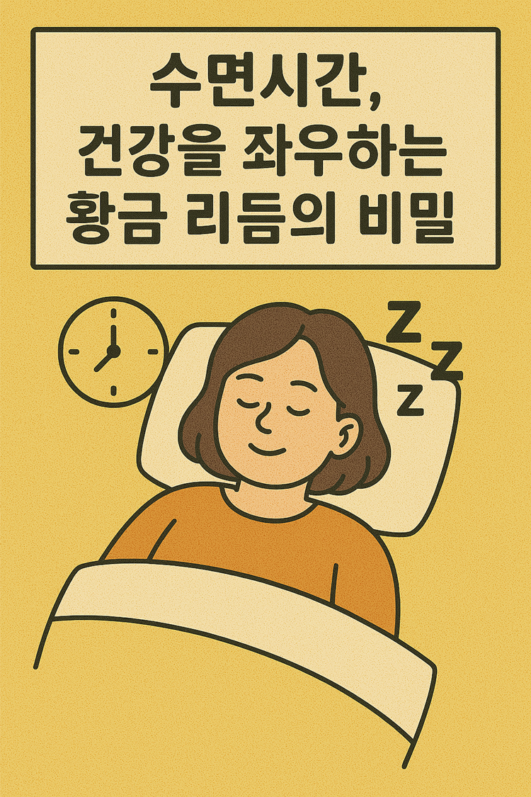 수면시간, 건강을 좌우하는 황금 리듬의 비밀