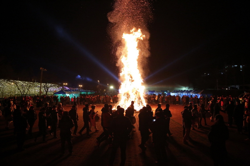 강원도 정월대보름 축제 국토정중앙 달맞이축제
