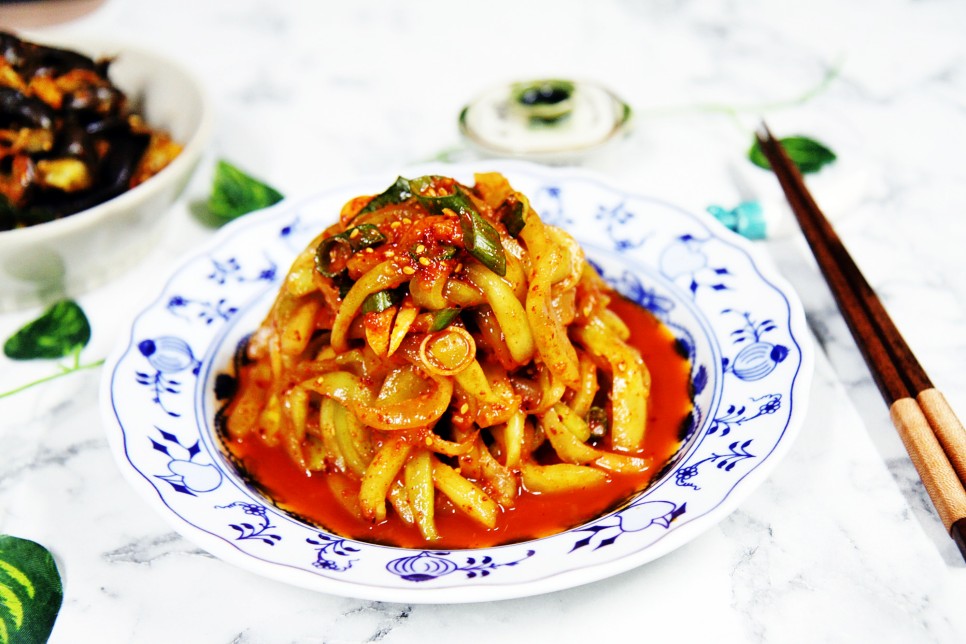 양념 길거리 음식 만드는 법 시원한 맛 여름 반찬 오이 길거리 음식 17