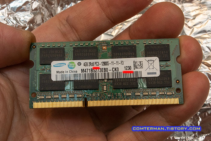 삼성 노트북 DDR3 메모리 4GB