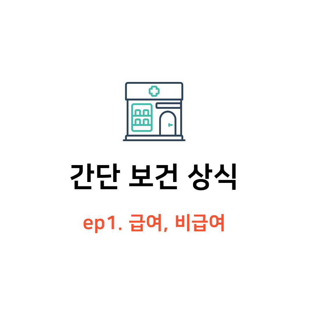  급여, 비급여, 전액 본인 부담의 차이점 바로 알기