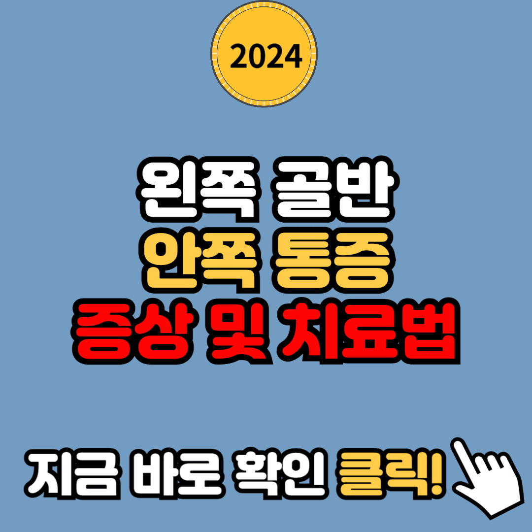 왼쪽 골반 안쪽 통증의 원인과 치료 방법: 건강 신호 놓치지 마세요!