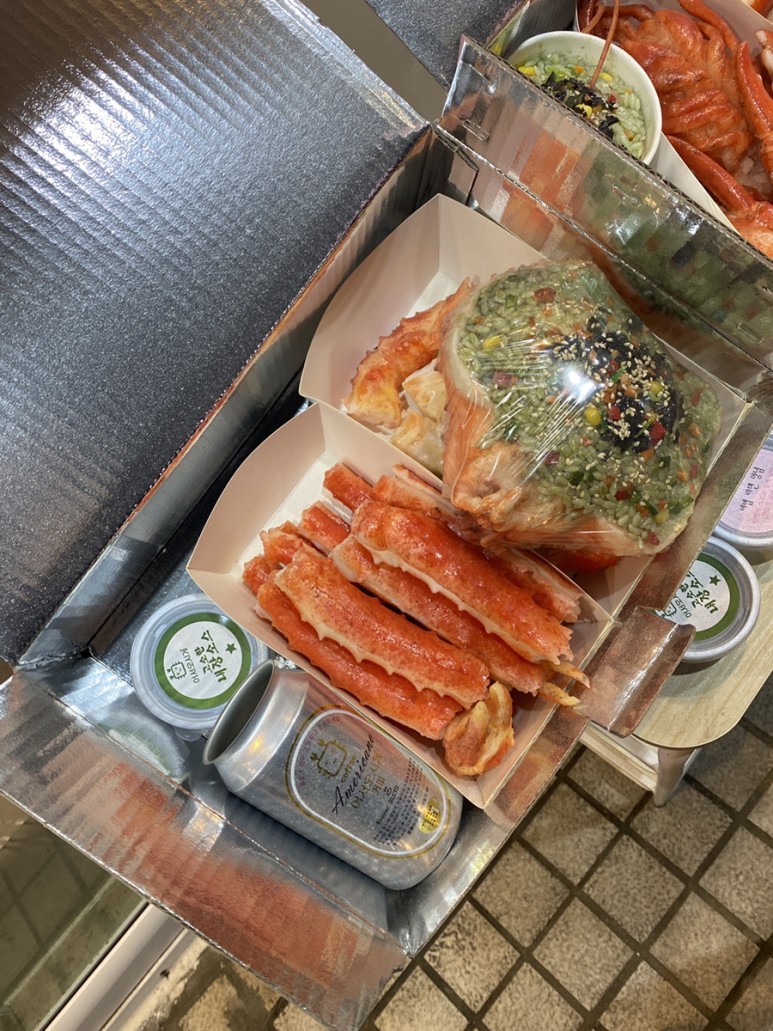 맛집 어서오시게 ft.대게손질법 홈파티음식배달 학동역 3