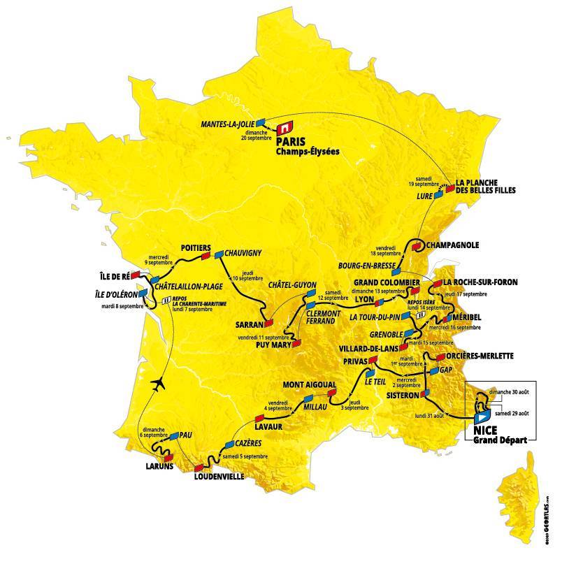  투르 드 프랑스 (le Tour de France) 알아보기