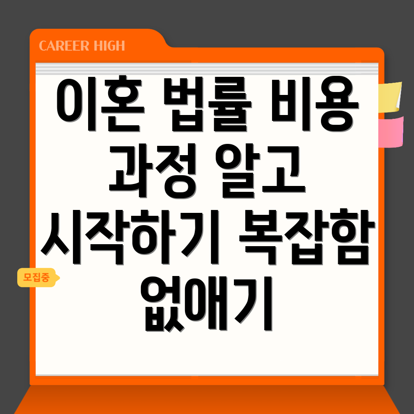 이혼 변호사 비용