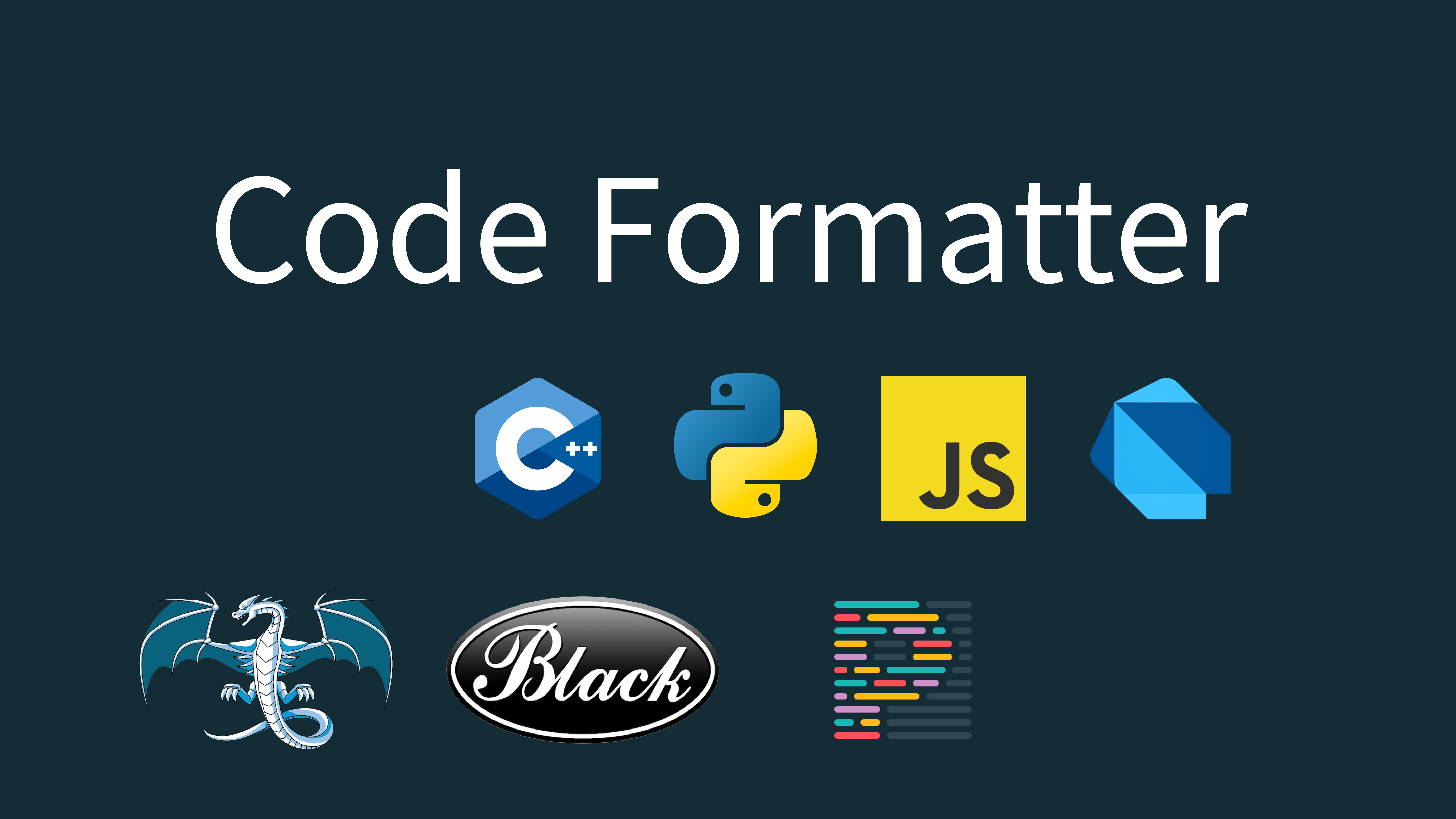Code Formatter 종류와 로고