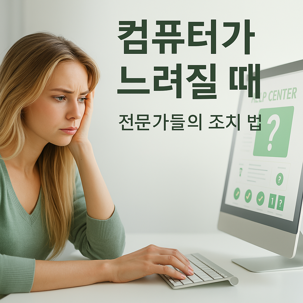 컴퓨터가 느려질 때