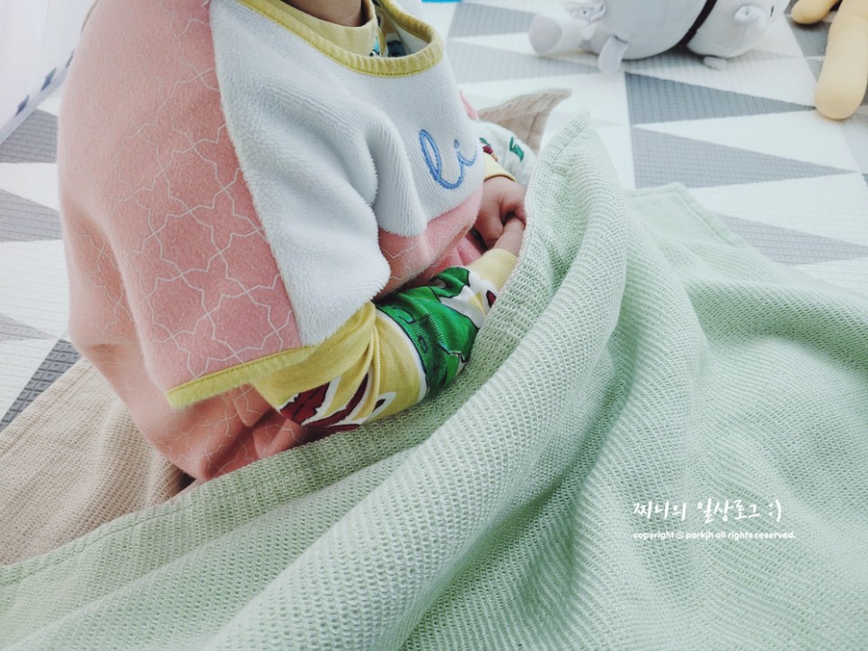 (w. 뮤라 허니컴 투톤이불) 키즈이불 사계절용으로 추천해요 5