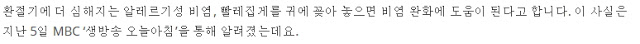  비.염 때문에 고생하는 사람들 ‘이거’ 하나면 싹 나을수 있.다함