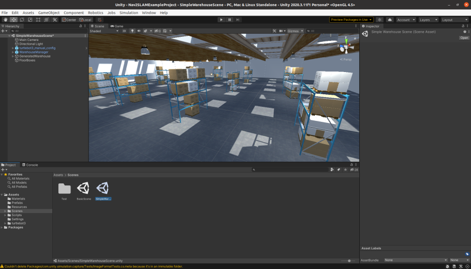 Unity Robotics Navigation 2 SLAM (슬램 예제) - Navigation 2 SLAM (슬램 예제) - Setting Up The Unity Project Unity Robotics Navigation 2 SLAM (슬램 예제) - Navigation 2 SLAM (슬램 예제) - Setting Up The Unity Project