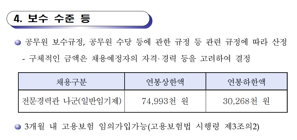 대검찰청 채용 일반임기제 공무원(전문경력관 나군&#44; 양성평등정책담당)