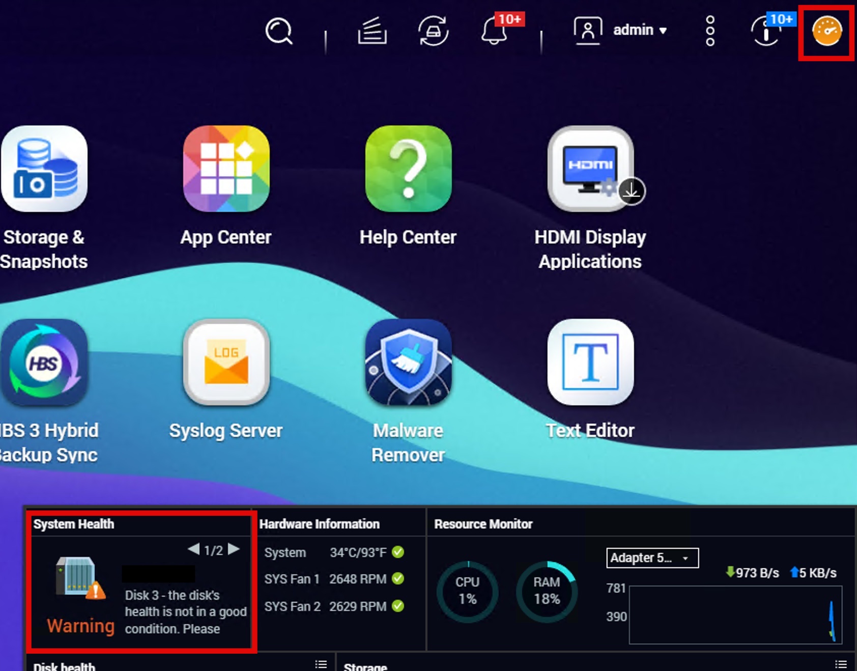 QNAP disk health is not in a good condition