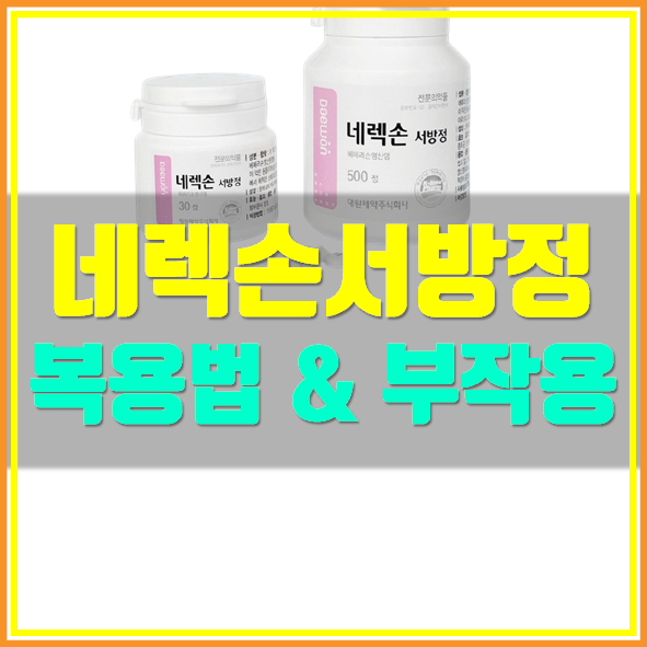  네렉손서방정 복용법