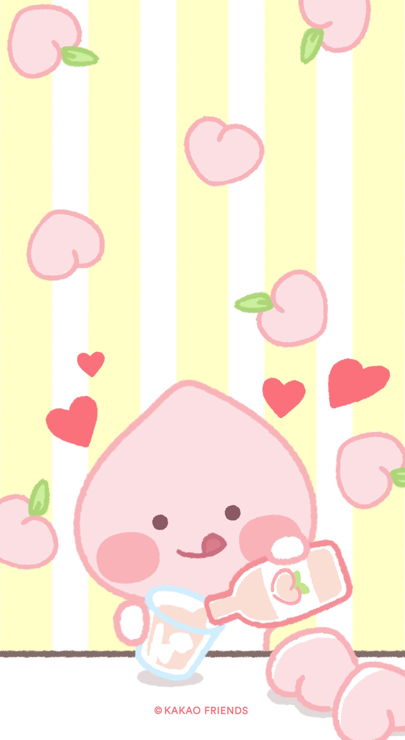 Japan Kakao Apeach Wallpaper 사랑을 담은 비너스인