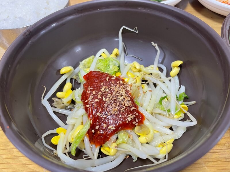 재첩국에_어울리는_비빔밥