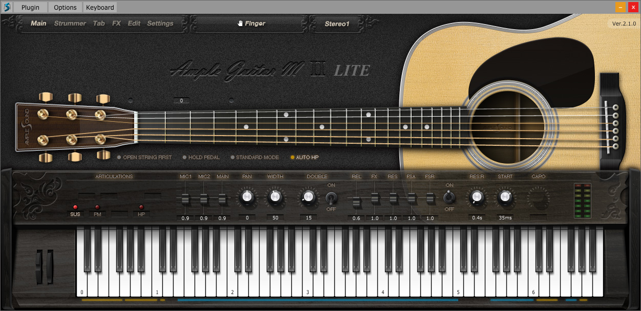 무료 가상악기 VST 모음 Ample Guitar M Lite