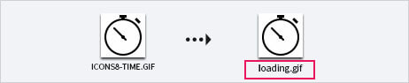 로딩-이미지-아이콘-이름-바꾸기