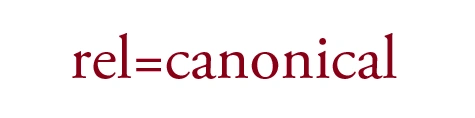 rel=canonical