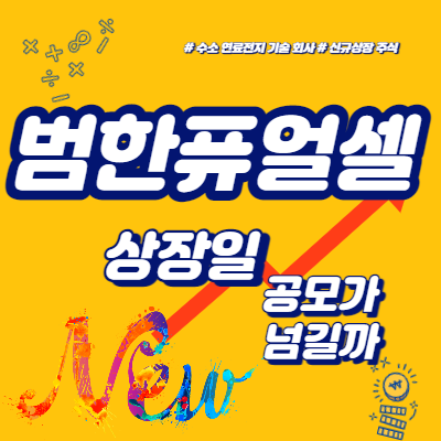  범한퓨얼셀 상장, 공모가 넘길까