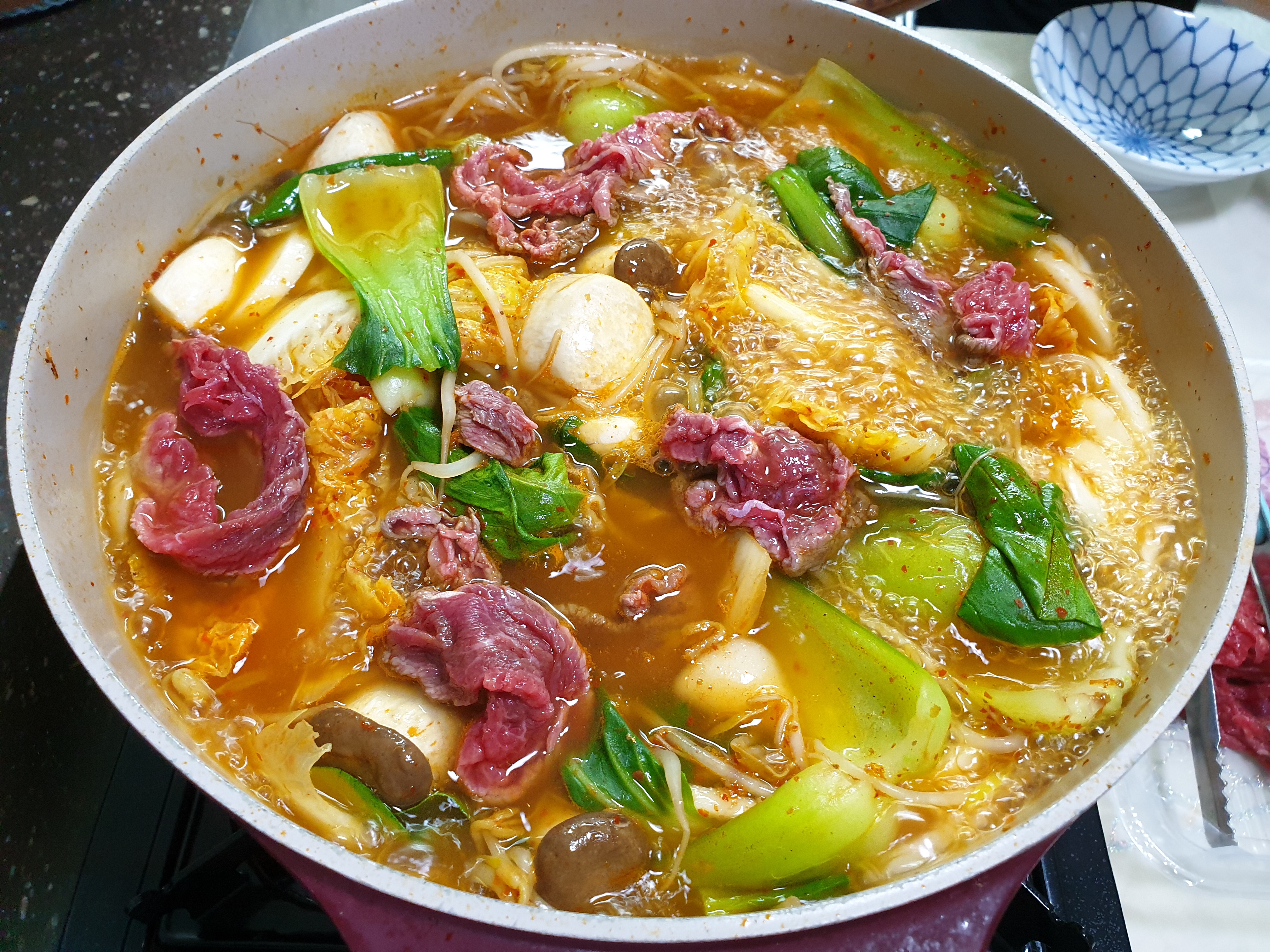  마라샤브샤브 만들기 - 이금기 마라소스로 마라탕 만들기