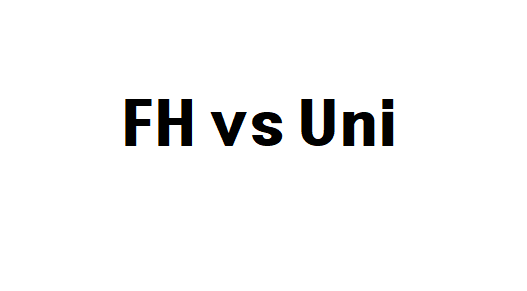  Fachhochschule(FH) vs Universität(Uni)