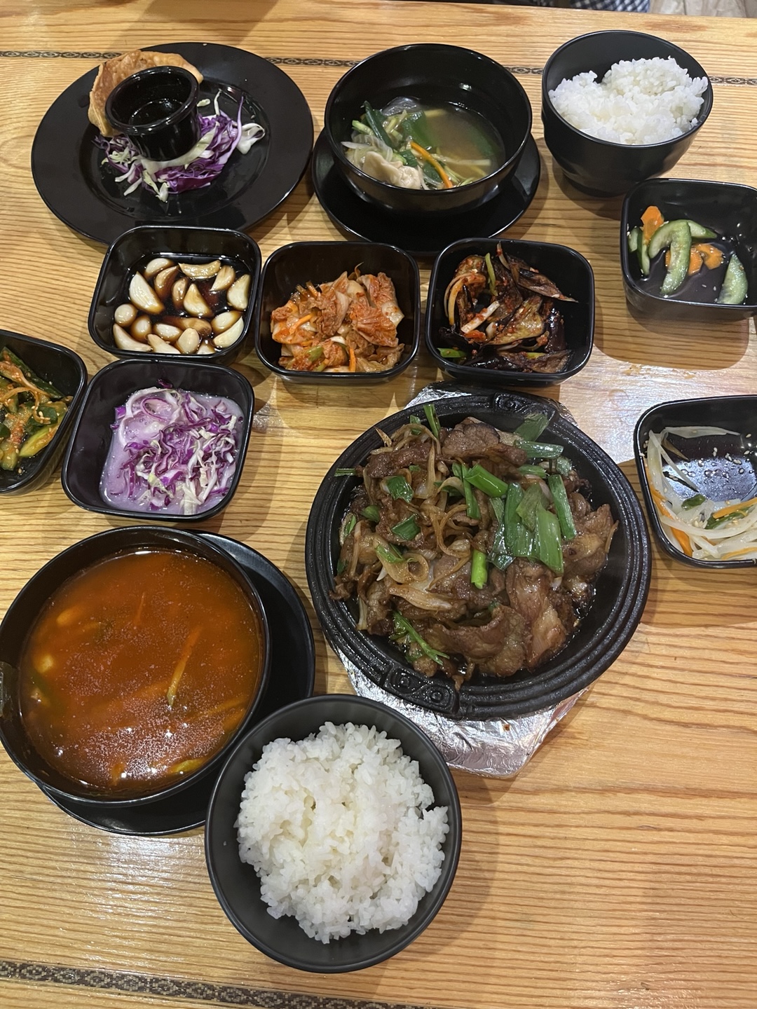 사이드 디쉬들! 매우 만족