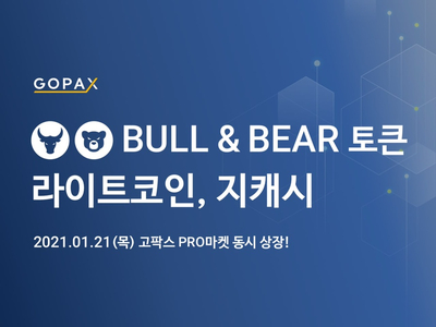  고팍스 라이트코인(LTC), 지캐시(ZEC) BULL & BEAR 상장 안내