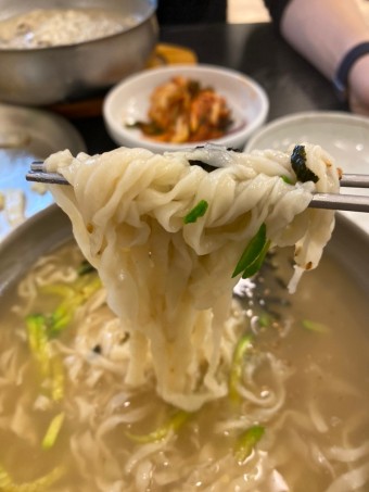 손칼국수 들깨칼국수