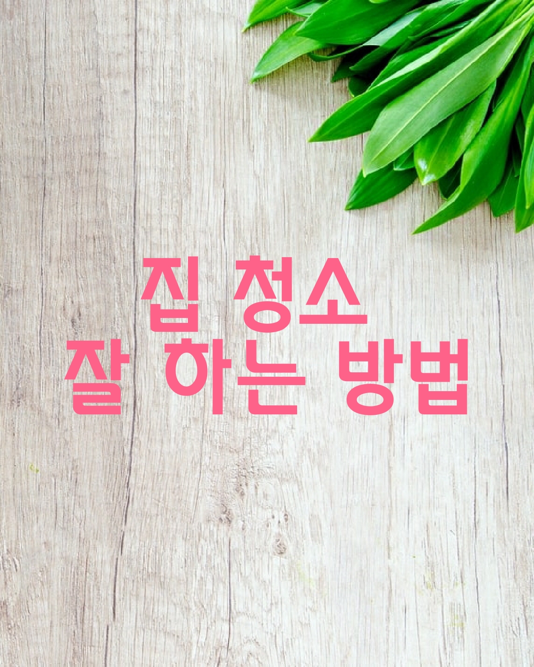  집 청소 순서 이렇게 하면 쉬워요!