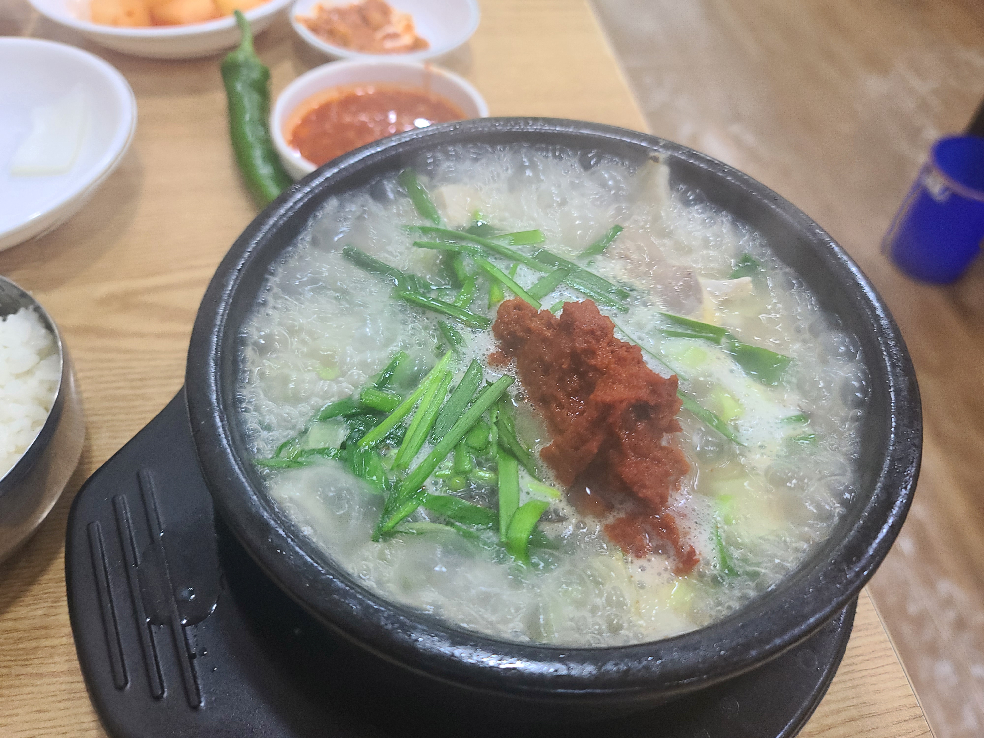  광명시장 유명순대국 먹어보았습니다