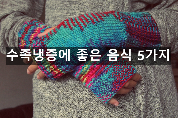  수족냉증에 좋은 음식 5가지