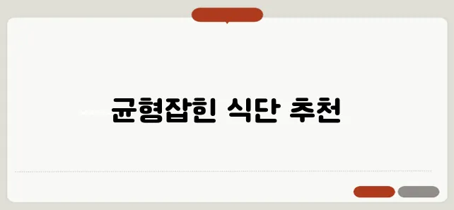 건강한 다이어트 식단 3가지 소개합니다!