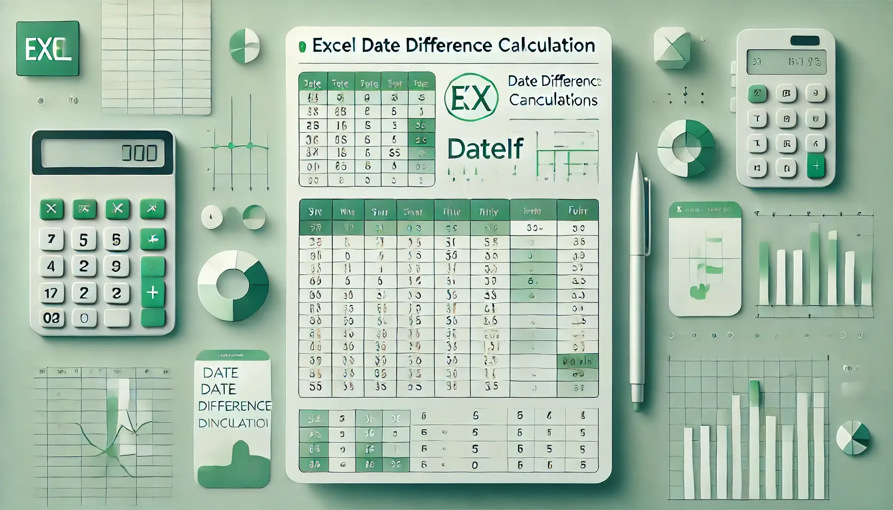 엑셀 날짜 차이 계산