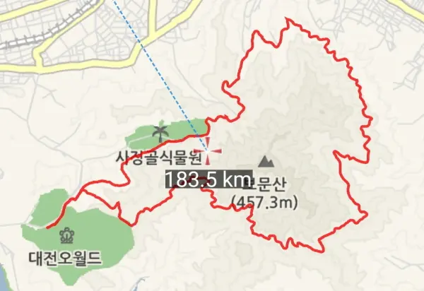 대전보문산트레일-2024-코스