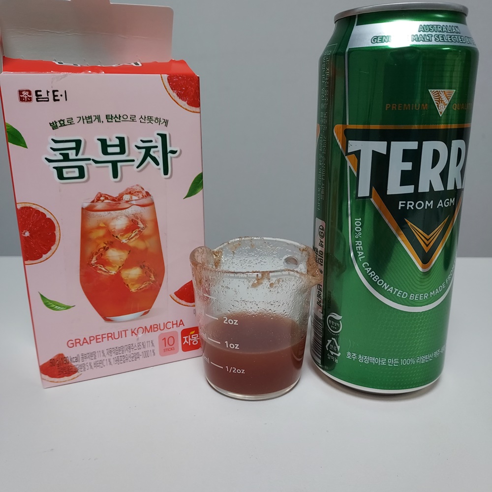 자몽맛 콤부차 맥주